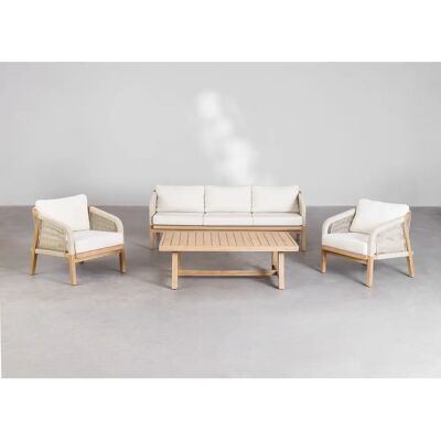 SKLUM Dubai Gartenmöbel-Set 3-Sitzer & Couchtisch SKLUM Dubai Gartenmöbel-Set 3-Sitzer & Couchtisch