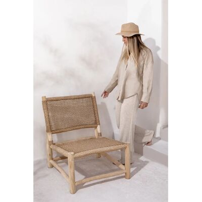 Sklum Sillón de Jardín en Madera de Teca - Estilo Natural - Muebles de Jardín Sklum Sillón de Jardín en Madera de Teca - Estilo Natural - Muebles de Jardín