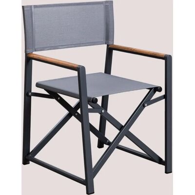Chaise de Jardin Pliable Jordana SKLUM - Gris Antracite - Publicité Chaise de Jardin Pliable Jordana SKLUM - Gris Antracite - Publicité