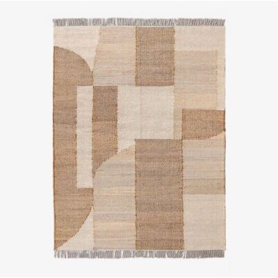 Sklum Natürlicher Jute Baumwollteppich - Teppich Sklum Natürlicher Jute Baumwollteppich - Teppich