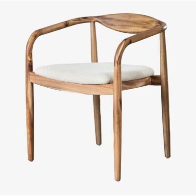 SKLUM Conjunto de 2 Sillas de Comedor de Madera de Acacia - Muebles SKLUM Conjunto de 2 Sillas de Comedor de Madera de Acacia - Muebles