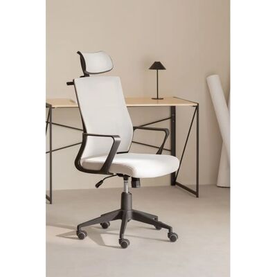 Silla de Oficina con Ruedas y Reposacabezas - Muebles de Oficina Silla de Oficina con Ruedas y Reposacabezas - Muebles de Oficina