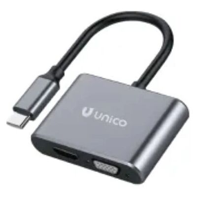 UNICO AD0245 Station d'Accueil - HDMI, VGA, Gris - Publicité UNICO AD0245 Station d'Accueil - HDMI, VGA, Gris - Publicité