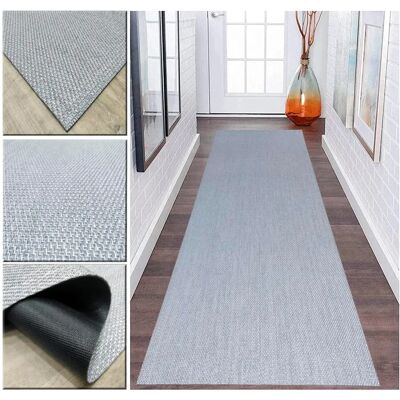 ALFOMBRAS TADI & IMPERIO 1979 Vinyl tapijt grijs/zilver - Vloerbedekking ALFOMBRAS TADI & IMPERIO 1979 Vinyl tapijt grijs/zilver - Vloerbedekking