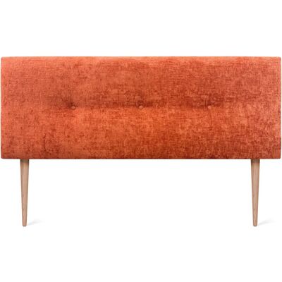 Tête de Lit en Laine Naturelle avec Boutons et Pieds - Chambre Luxe 160x105cm - Publicité Tête de Lit en Laine Naturelle avec Boutons et Pieds - Chambre Luxe 160x105cm - Publicité