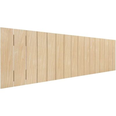 Tête de lit en bois recyclé DHOME - 135/140cm - Finition Naturelle - Publicité Tête de lit en bois recyclé DHOME - 135/140cm - Finition Naturelle - Publicité