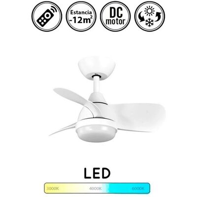 Ventilador de Techo BILAKE con Luz - Blanco - Ventilador de Techo Ventilador de Techo BILAKE con Luz - Blanco - Ventilador de Techo
