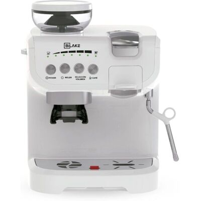Bilake - Cafetera Blanca - Milk frother - Grinder - Coffee maker Bilake - Cafetera Blanca - Milk frother - Grinder - Coffee maker