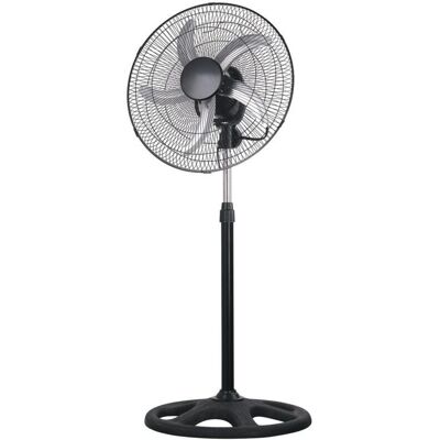 BILAKE Ventilador de pie reforzado - 75W, silencioso, 5 aspas, 360° BILAKE Ventilador de pie reforzado - 75W, silencioso, 5 aspas, 360°