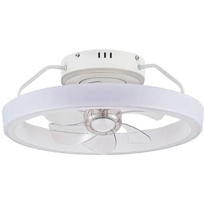 Bilake Dinirot Ventilador de Techo Blanco Moderno con Luz Ajustable Bilake Dinirot Ventilador de Techo Blanco Moderno con Luz Ajustable