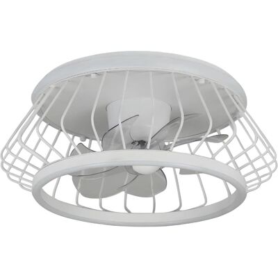 Ventilador de techo blanco Bilake Cobra con luz, 50W, 4800Lm, 6 velocidades Ventilador de techo blanco Bilake Cobra con luz, 50W, 4800Lm, 6 velocidades