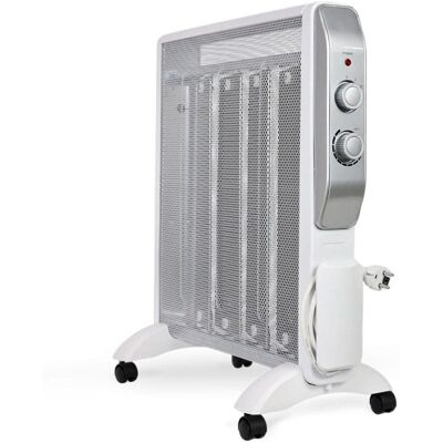 Bilake Radiador de mica blanco 2000W - Silencioso, ahorro de energía Bilake Radiador de mica blanco 2000W - Silencioso, ahorro de energía