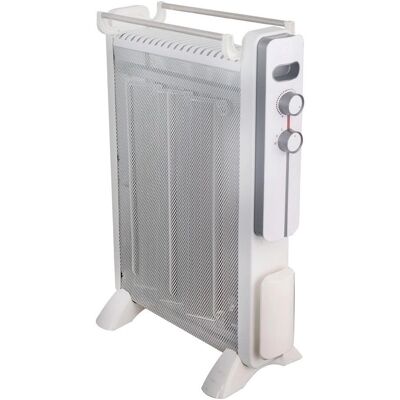 Radiador de mica blanco 2000W Bilake - Calefacción eléctrica Radiador de mica blanco 2000W Bilake - Calefacción eléctrica