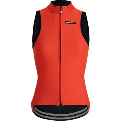 Gilet Arima Arancione da ETXEONDO Donna - Antivento e Traspirante Gilet Arima Arancione da ETXEONDO Donna - Antivento e Traspirante