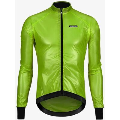 Veste Etxeondo Capa Busti Jaune-Vert - Coupe-vent & Imperméable - Publicité Veste Etxeondo Capa Busti Jaune-Vert - Coupe-vent & Imperméable - Publicité