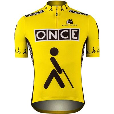 Maillot Amarillo Etxeondo Once - Uso en Carretera Maillot Amarillo Etxeondo Once - Uso en Carretera