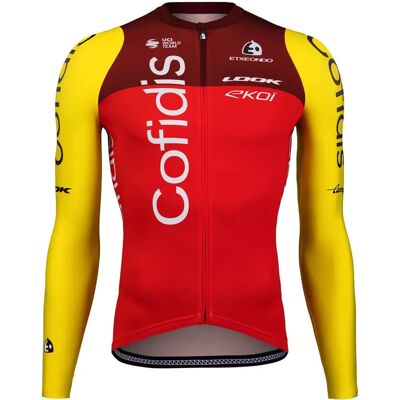 Etxeondo - Team Cofidis 2025 Aero - rosso e giallo - XL - Jersey Etxeondo - Team Cofidis 2025 Aero - rosso e giallo - XL - Jersey