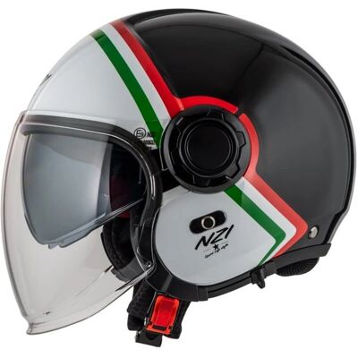 NZI - Ringway 2 Duo Skyline - Nero/Bianco - M - Casco NZI - Ringway 2 Duo Skyline - Nero/Bianco - M - Casco
