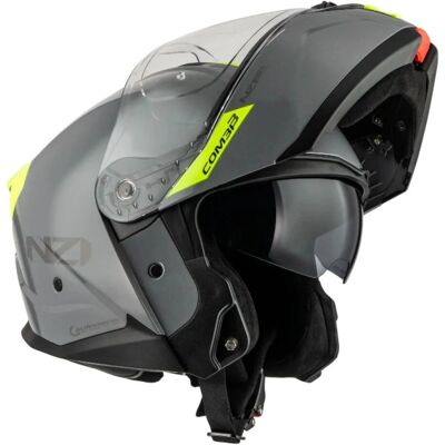 NZI Combi 3 Duo Grigio / Giallo XXL Casco NZI Combi 3 Duo Grigio / Giallo XXL Casco
