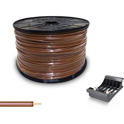 Cable Eléctrico Flexible Marrón Sediles - 450/750V, 1,50mm², 500m Cable Eléctrico Flexible Marrón Sediles - 450/750V, 1,50mm², 500m