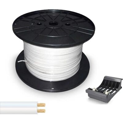 Cable Blanco Sediles 2x1,00mm² - 48V Cable de Poder Cable Blanco Sediles 2x1,00mm² - 48V Cable de Poder