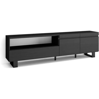 SKRAUT HOME TV Kast - 80" Modern Industrieel Zwart SKRAUT HOME TV Kast - 80" Modern Industrieel Zwart