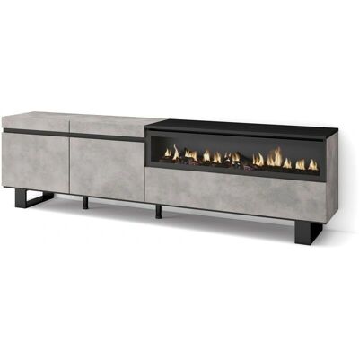 Mueble de TV Skraut Home - Almacenaje Estilo Industrial para TV 80" Mueble de TV Skraut Home - Almacenaje Estilo Industrial para TV 80"