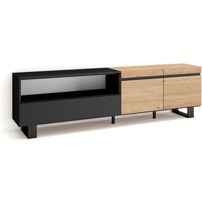 Skraut Home - Moderner Industrie-TV-Schrank - 200x57x35cm Skraut Home - Moderner Industrie-TV-Schrank - 200x57x35cm