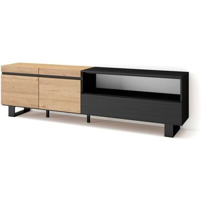Skraut Home - Mueble de TV Industrial con Almacenamiento - Moderno - 80" Skraut Home - Mueble de TV Industrial con Almacenamiento - Moderno - 80"