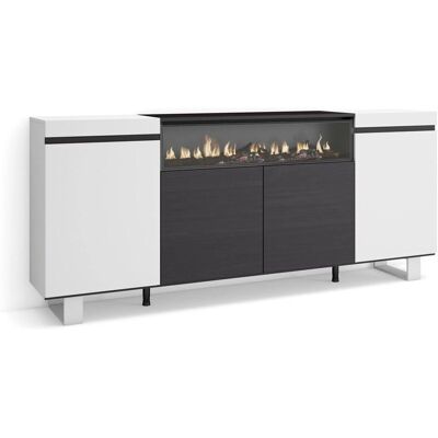 SKRAUT HOME Credenza - Industrielles Design - Moderner Stil - 200x87x35cm SKRAUT HOME Credenza - Industrielles Design - Moderner Stil - 200x87x35cm