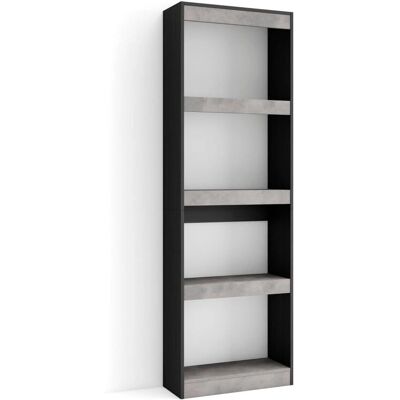 Skraut Home Estantería de Pared - 4 Estantes - Estilo Moderno - Cemento Skraut Home Estantería de Pared - 4 Estantes - Estilo Moderno - Cemento