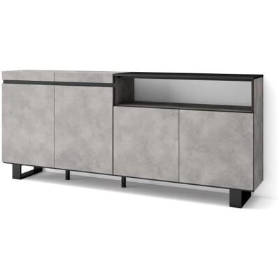 Skraut Home - Aparador Moderno Industrial - 200x87x35cm Skraut Home - Aparador Moderno Industrial - 200x87x35cm