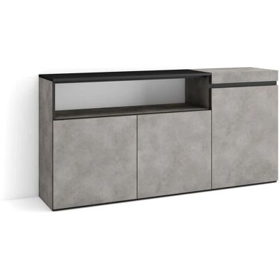 Skraut Home - Armario de Cemento Moderno - 150x75x35cm Skraut Home - Armario de Cemento Moderno - 150x75x35cm