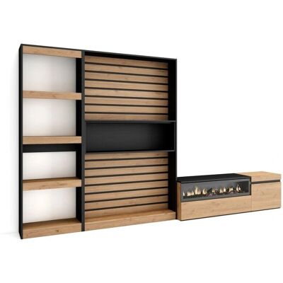 Skraut Home - Set di Mobili Moderni per Soggiorno - 320x186x35cm Skraut Home - Set di Mobili Moderni per Soggiorno - 320x186x35cm