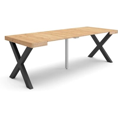 SKRAUT HOME - Mesa Consola Extensible - Eiche - 10 Plätze - Tisch SKRAUT HOME - Mesa Consola Extensible - Eiche - 10 Plätze - Tisch