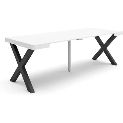 SKRAUT HOME Extendable Console Weiß 10 Sitze Tisch SKRAUT HOME Extendable Console Weiß 10 Sitze Tisch