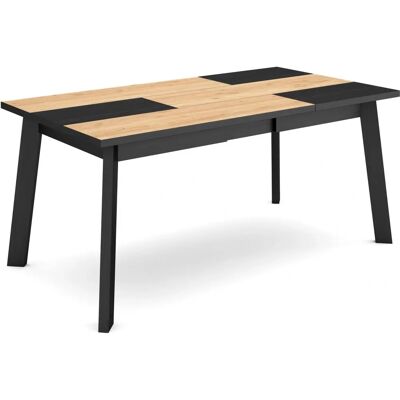 SKRAUT HOME - Odin - Eik - Zwart - Eettafel SKRAUT HOME - Odin - Eik - Zwart - Eettafel