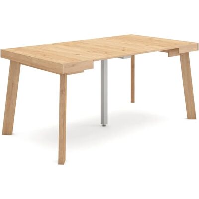 SKRAUT HOME - Mesa Extensible - 160 cm - Roble - Table SKRAUT HOME - Mesa Extensible - 160 cm - Roble - Table