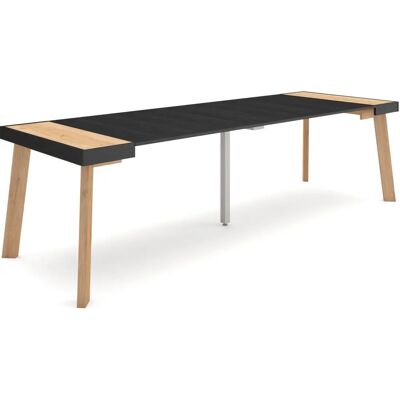 Skraut Home Mesa Consola Extensible - 260 cm - 12 personen - Houten poten - Tafel Skraut Home Mesa Consola Extensible - 260 cm - 12 personen - Houten poten - Tafel