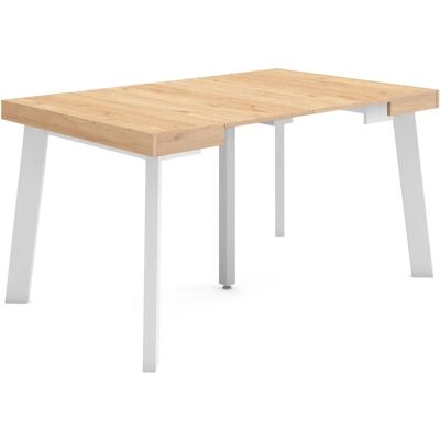 SKRAUT HOME - Mesa Consola Extensible - Eiche - 6 Sitze - Console table SKRAUT HOME - Mesa Consola Extensible - Eiche - 6 Sitze - Console table