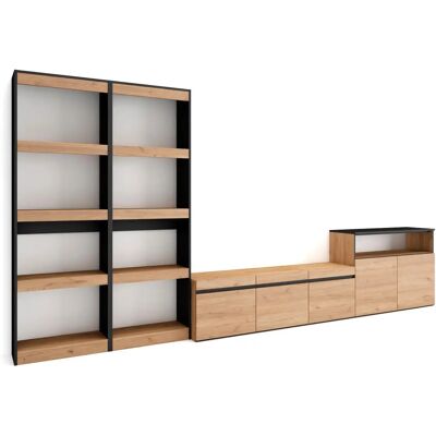 Skraut Home - TV Meubels met Opbergruimte - Modern Design Skraut Home - TV Meubels met Opbergruimte - Modern Design