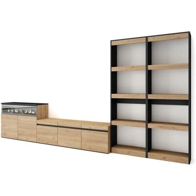 Skraut Home Modern Meubelset voor TV & Eethoek - 370x186x35cm Skraut Home Modern Meubelset voor TV & Eethoek - 370x186x35cm
