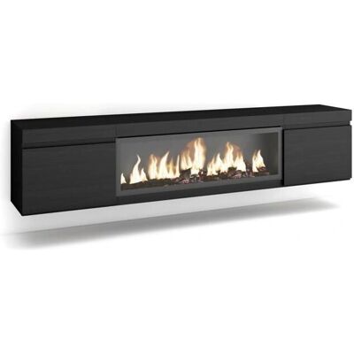 Skraut Home - Mobile TV con Camino elettrico - Stile moderno Skraut Home - Mobile TV con Camino elettrico - Stile moderno
