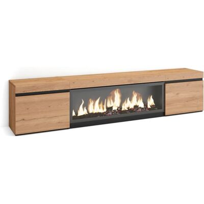 SKRAUT HOME - TV Console with Electric Fireplace - TV-meubel SKRAUT HOME - TV Console with Electric Fireplace - TV-meubel