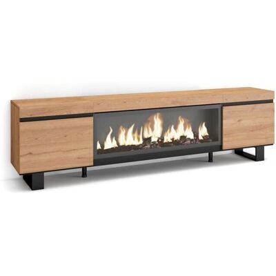 Skraut Home - Modèle 210 - Support TV et Cheminée Industrielle Skraut Home - Modèle 210 - Support TV et Cheminée Industrielle