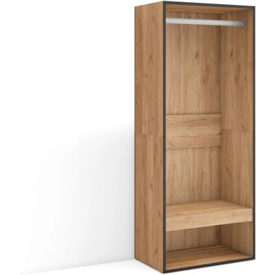 Skraut Home - Garde-robe ouverte - Style Moderne - Chêne - Publicité Skraut Home - Garde-robe ouverte - Style Moderne - Chêne - Publicité