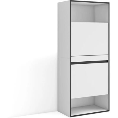 Skraut Home - Modell 60x35x145 cm - Moderner Schuhschrank Skraut Home - Modell 60x35x145 cm - Moderner Schuhschrank