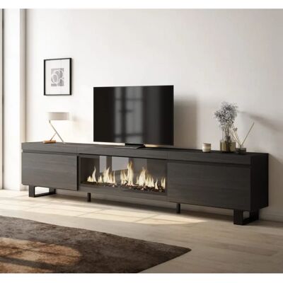 Skraut Home - Tv Meubel - Elektrische Haard - Industrieel Design Skraut Home - Tv Meubel - Elektrische Haard - Industrieel Design
