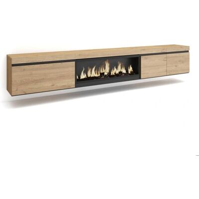 Móvel TV Skraut Home - Lareira elétrica LED 107cm - Grande capacidade Móvel TV Skraut Home - Lareira elétrica LED 107cm - Grande capacidade