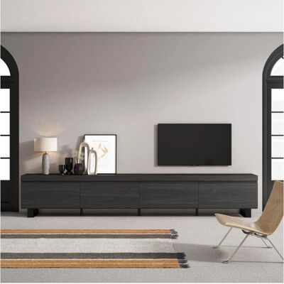 Skraut Home - Modelo 320x35x57 cm - Estilo Industrial Móvel de TV Skraut Home - Modelo 320x35x57 cm - Estilo Industrial Móvel de TV